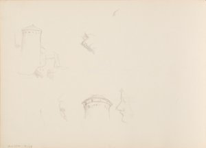 Progetti di impianti, Torre di Savonlinna da Albert Edelfelt