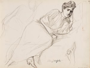 Donna che riposa da Albert Edelfelt