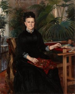 Ritratto della signora Anna Sinebrychoff da Albert Edelfelt