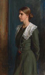 Ritratto della signora Michaela Pooley (nata Krohn) da Albert Edelfelt