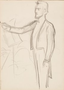Robert Kajanus, schizzo per ritratto da Albert Edelfelt