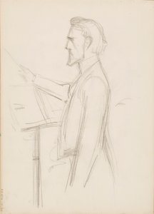 Robert Kajanus, schizzo per ritratto da Albert Edelfelt