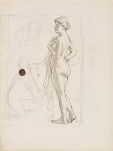 In piedi e seduti, nudi da Albert Edelfelt