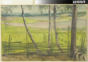 Paesaggio estivo da Albert Edelfelt