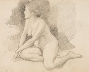 Sedersi nudi da Albert Edelfelt