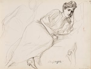 Donna che riposa da Albert Edelfelt