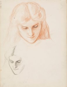 Il volto di una donna da Albert Edelfelt