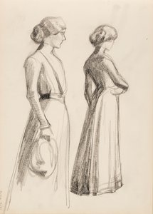 Due personaggi femminili da Albert Edelfelt