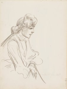 Donna seduta da Albert Edelfelt