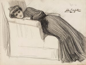 Donna che riposa da Albert Edelfelt