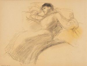 Donna che riposa da Albert Edelfelt