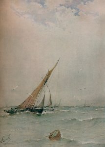 Harwich, pescherecci del Mare del Nord, c1900
