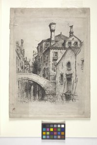 Rio della Senza, Venezia da Albert Fitch Bellows