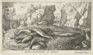 Ghiozzi su una riva del fiume
