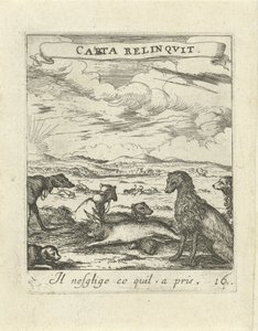 Paesaggio con cani (serie Emblemi d