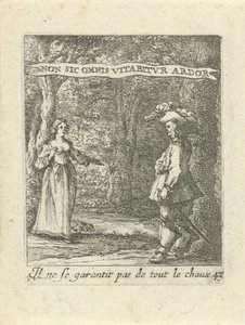 Uomo e donna nel bosco (Emblemi d
