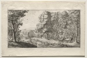La strada al confine del bosco da Albert Flamen