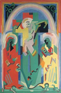 Crocifissione, 1935 circa (olio su tela) da Albert Gleizes
