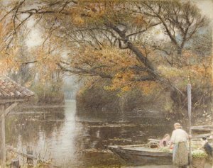 Bagliore autunnale da Albert Goodwin