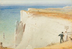 Beachy Head - La Storia del Guardia Costiera da Albert Goodwin