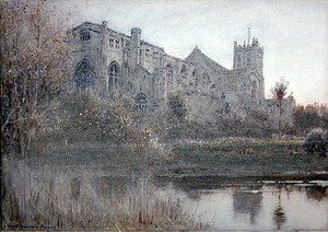 Christchurch, Hampshire da Albert Goodwin