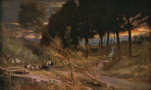 Firenze: Sera, 1896 da Albert Goodwin