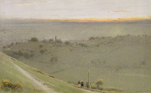 Glastonbury, 1924-25 da Albert Goodwin
