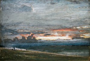 Verso casa prima della tempesta da Albert Goodwin
