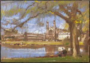 Kings College, Cambridge da Albert Goodwin