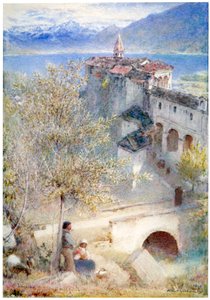 Locarno, Lago Maggiore da Albert Goodwin