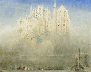 Mont St Michel, Normandia da Albert Goodwin