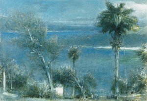 Chiaro di Luna a Port Antonio, Giamaica da Albert Goodwin