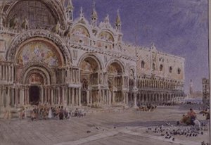 Basilica di San Marco, Venezia da Albert Goodwin