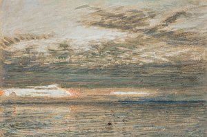 Tramonto sul mare da Albert Goodwin