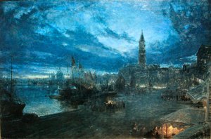 Venezia dalla Riva degli Schiavoni da Albert Goodwin