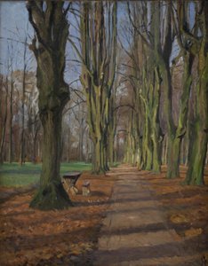 Un viale a Søndermarken. Frederiksberg
