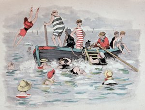 La barca di Dante in "Etoile de mer". A. Guillaume. Edizioni Simonis Empis, Parigi da Albert Guillaume