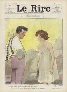 Recriminazioni. Illustrazione per Le Rire