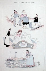 Il coniglio nel corso dei secoli da Albert Guillaume