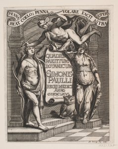 Frontespizio di Simon Paulli, "Quadripartitum Botanicum", 1667 da Albert Haelwegh