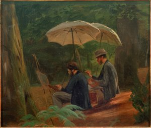 Due artisti al lavoro da Albert Hendschel