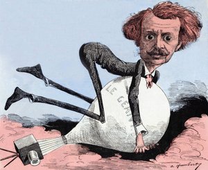 Cartone animato di Nadar da Albert Humbert
