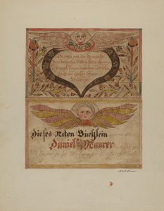 Manoscritto e miniatura, c. 1937 da Albert J. Levone