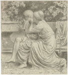 Cartone per "An Idyll"