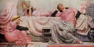 Lettura ad alta voce, 1884, 1936 da Albert Joseph Moore