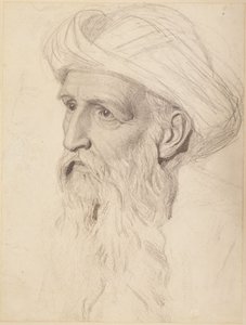 Studio per la testa di Elia, 1860-61 da Albert Joseph Moore