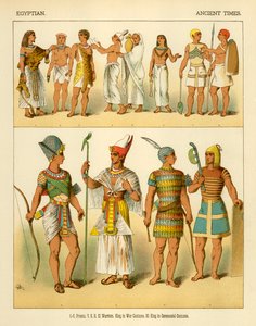 Costumi egiziani da Albert Kretschmer
