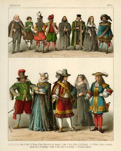 Costume tedesco 1600 da Albert Kretschmer