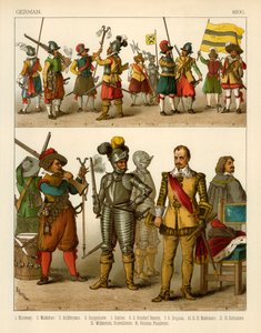 Costumi tedeschi 1600 da Albert Kretschmer