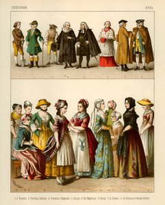 Costumi tedeschi 1700 da Albert Kretschmer